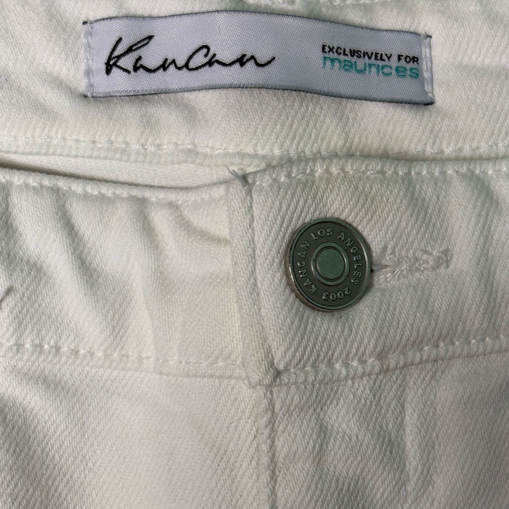 KanCan™ High Rise Double Layer Fray Hem Ankle Straight Jean 27 - Picture 8 of 8